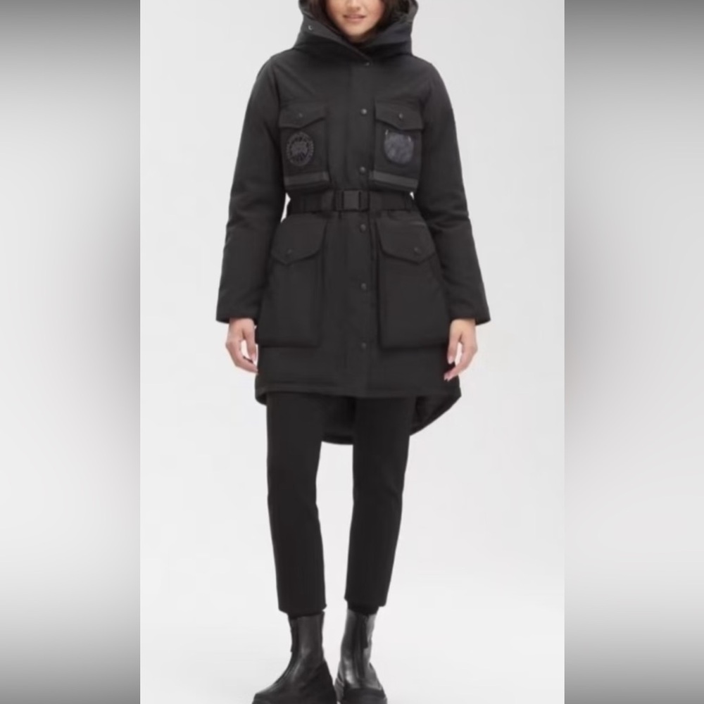 Canada Goose Liberty Women's Black Belted Down Jacket